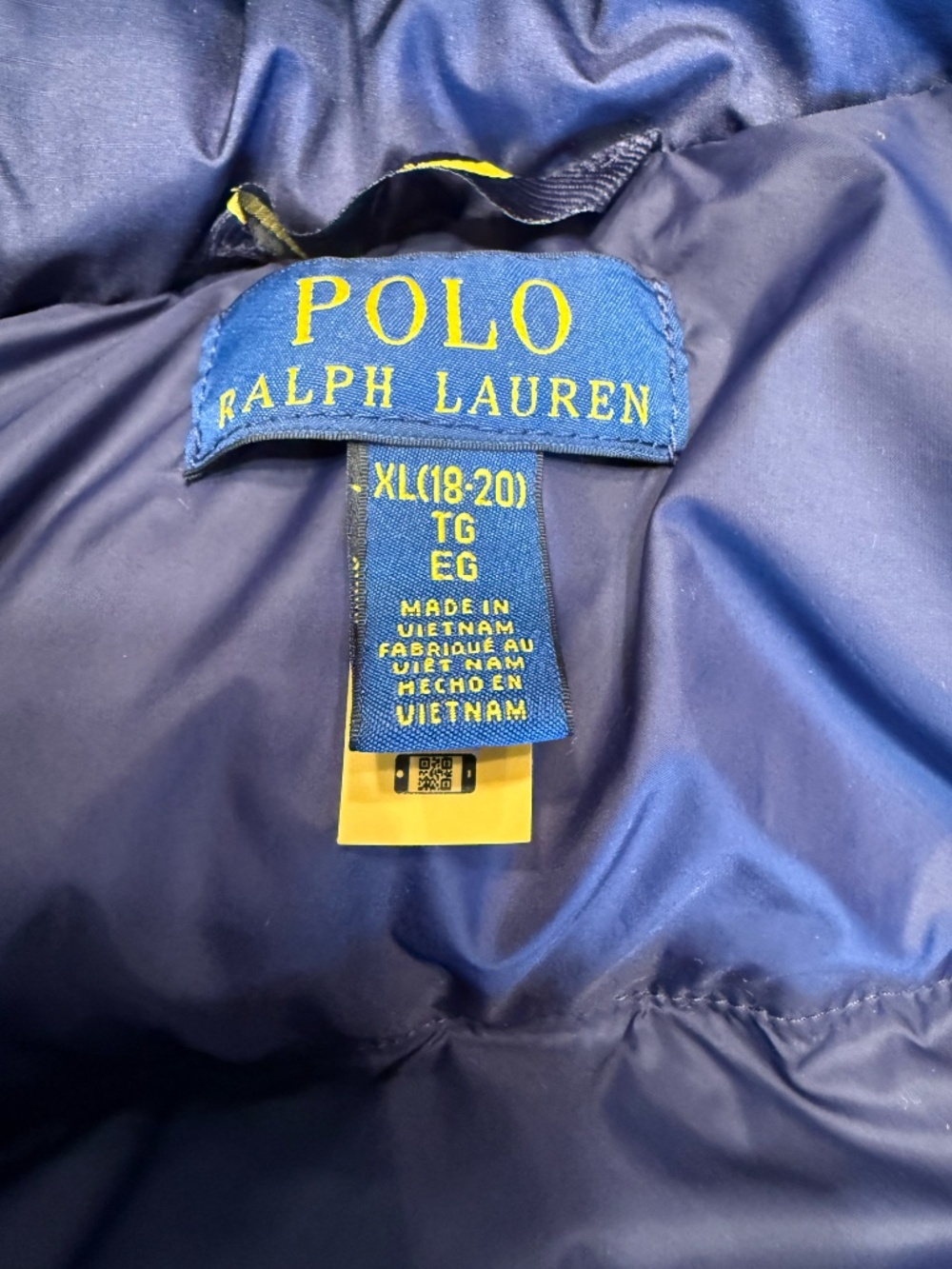 Polo Ralph Lauren Gorham Down Jacket Size XL 18-20 - Picture 2 of 5